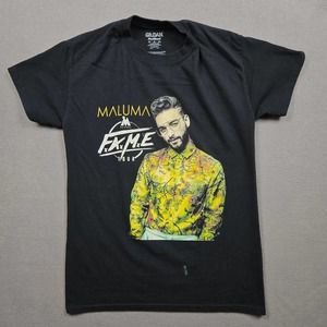 Maluma FAME Tour Shirt Size Small 2018 Double Sided